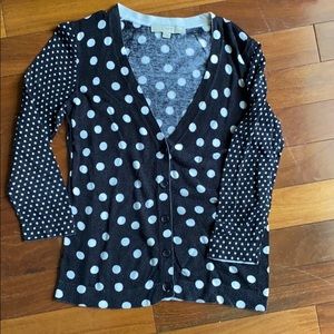 Polka Dot Loft 3/4 Sleeve Cardigan